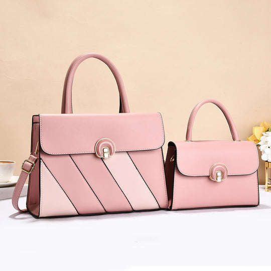 Damen modische Handtasche im eleganten Set mit praktischer Mini-Clutch Nord Taschen