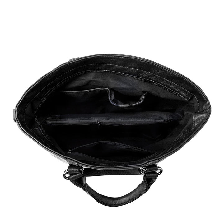 Damen edle Tragetasche mit multifunktionalem Innenraum und hochwertiger Lederoptik Nord Taschen