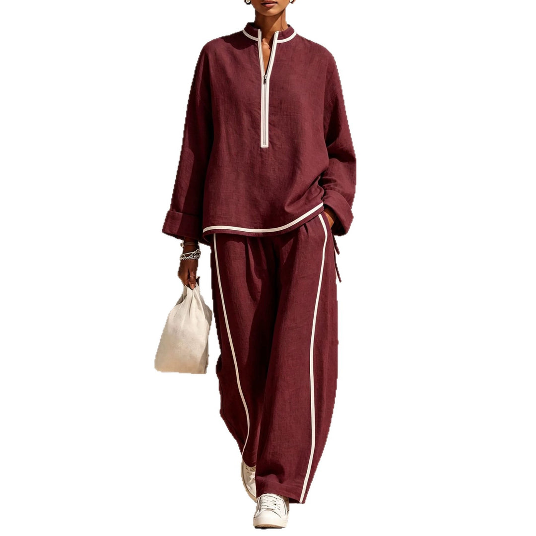 Damen Luftiges und elegantes Pyjama-Set Nord Taschen