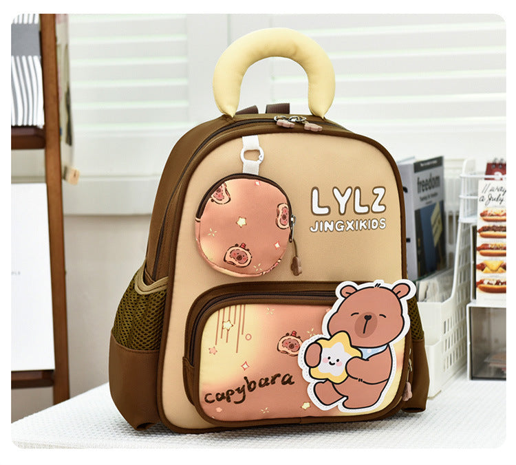 Damen Kindergartenrucksack mit niedlichem Tiermotiv und vielseitigen Fächern Nord Taschen