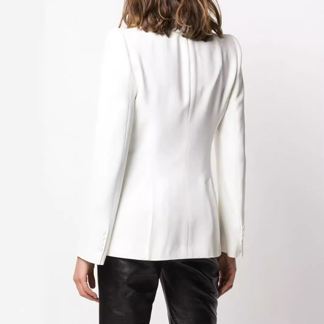 Damen Vegane Lederhose im Geradschnitt mit hoher Taille und dezentem Bootcut Nord Taschen