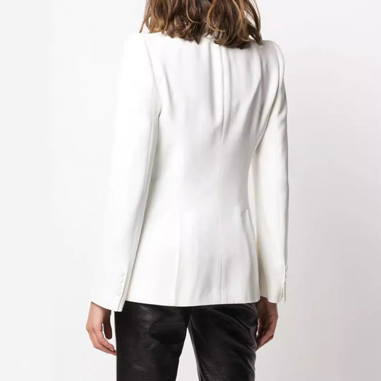Damen Vegane Lederhose im Geradschnitt mit hoher Taille und dezentem Bootcut Nord Taschen