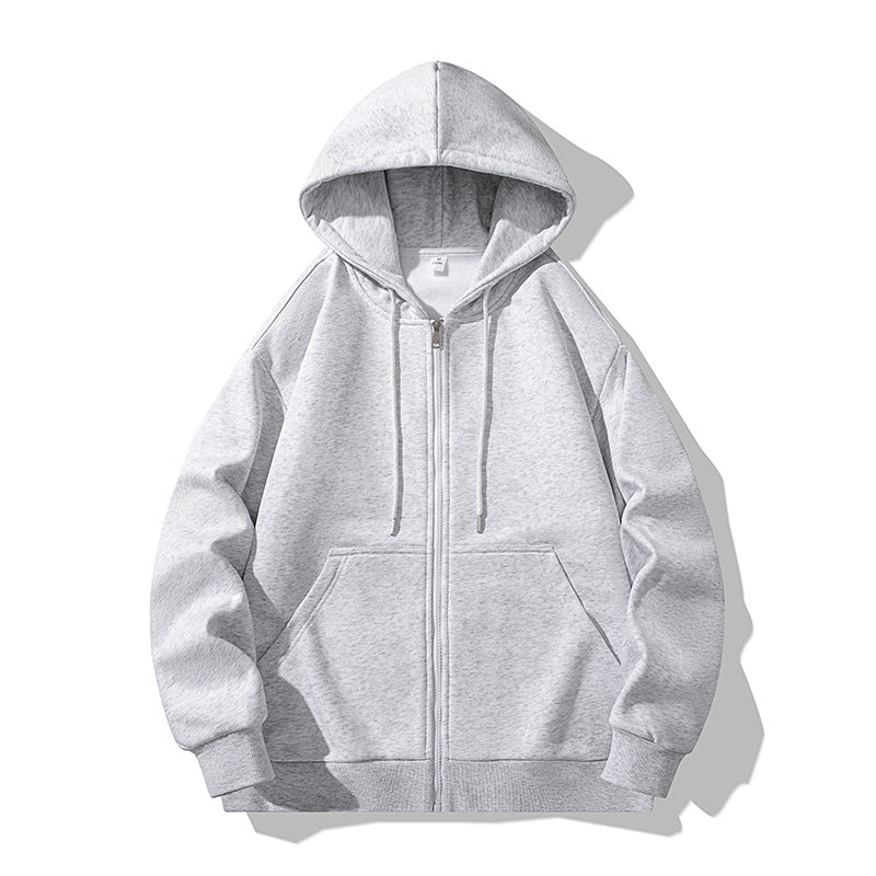 Unisex Oversize Kapuzen-Fleecejacke mit Boxy-Schnitt und Metall-Reißverschluss Nord Taschen