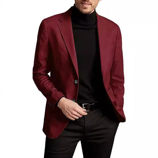 Herren eleganter Blazer mit modernem Schnitt und praktischen Taschen