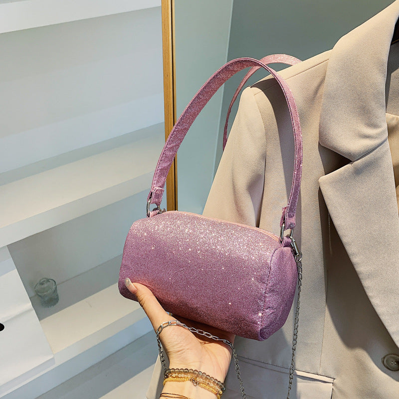 Damen glitzernde Clutch mit verstellbarem Schulterriemen Nord Taschen