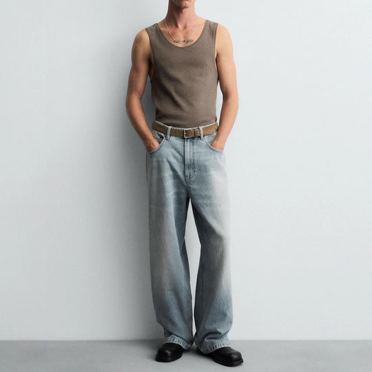 Damen High‑Waist Cropped Wide‑Leg Jeans aus weichem Stretch-Denim Nord Taschen