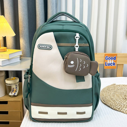 Damen Freizeit-Rucksack mit funktionalem Fächerdesign und kreativen Anhängern Nord Taschen