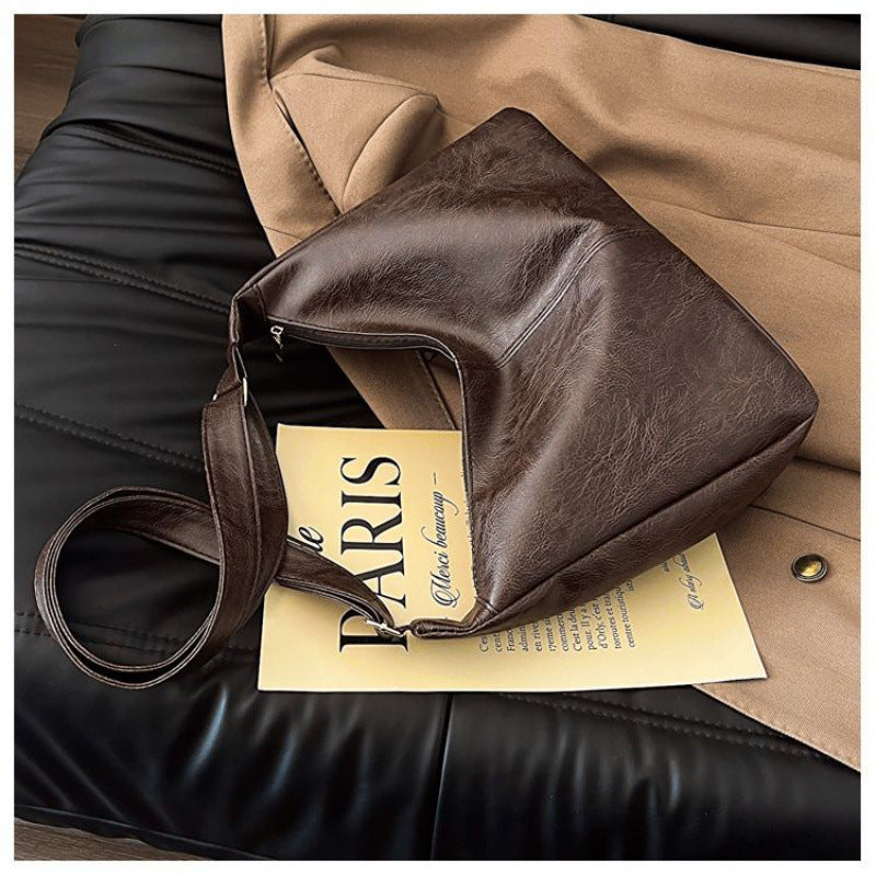 Damen Hobo-Handtasche mit weichem Kunstleder und elegantem Tragegurt Nord Taschen