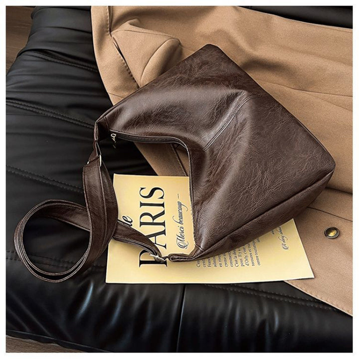 Damen Hobo-Handtasche mit weichem Kunstleder und elegantem Tragegurt Nord Taschen
