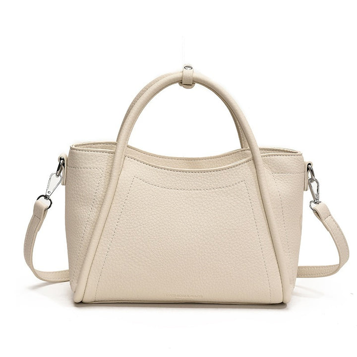 Damen elegante Handtasche mit feinem Leder und strukturiertem Design Nord Taschen