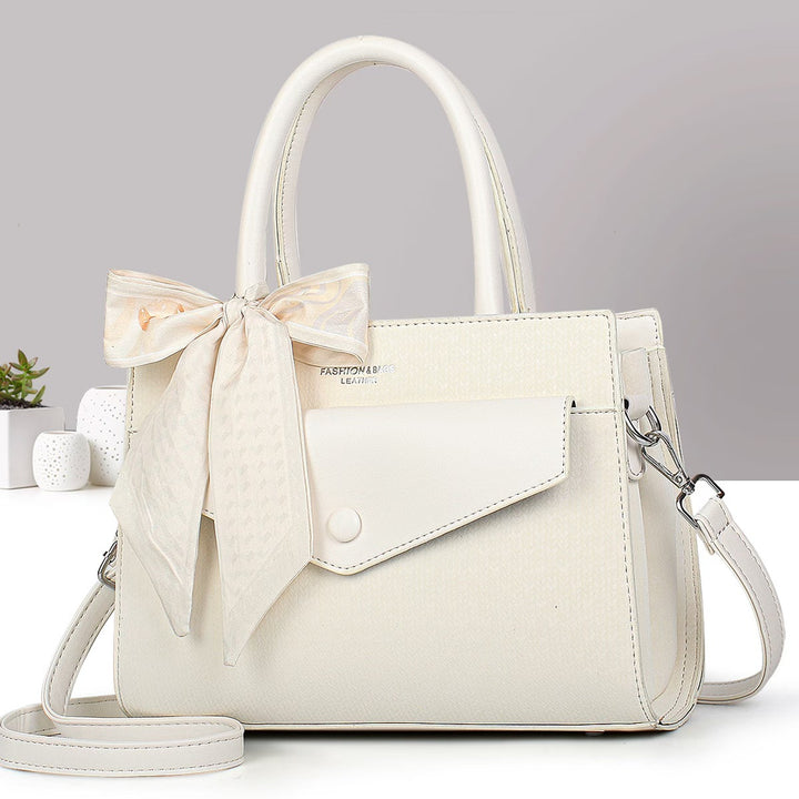 Damen elegante Handtasche mit modischem Schal Nord Taschen