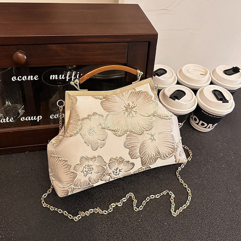 Damen elegante Umhängetasche mit floralem Design Nord Taschen