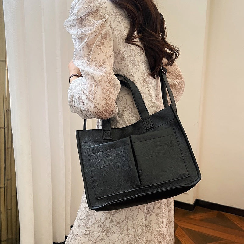Damen modische Handtasche mit praktischen Fächern Nord Taschen