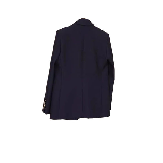 Damen weit geschnittener Blazer mit taillierter Silhouette, goldenen Schmuckknöpfen und Pattentaschen Nord Taschen