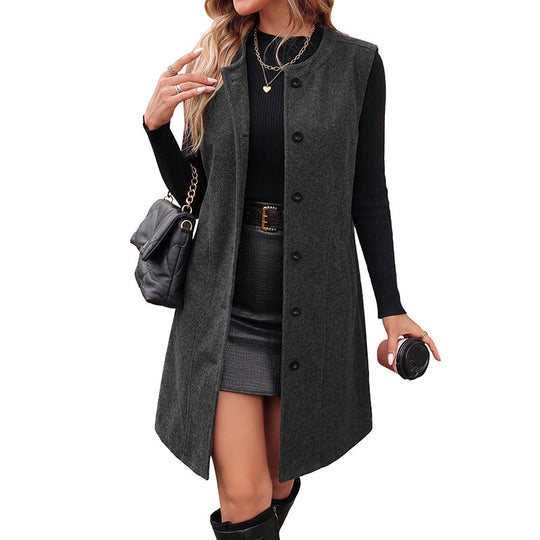 Damen Modisch Elegante Weste Nord Taschen