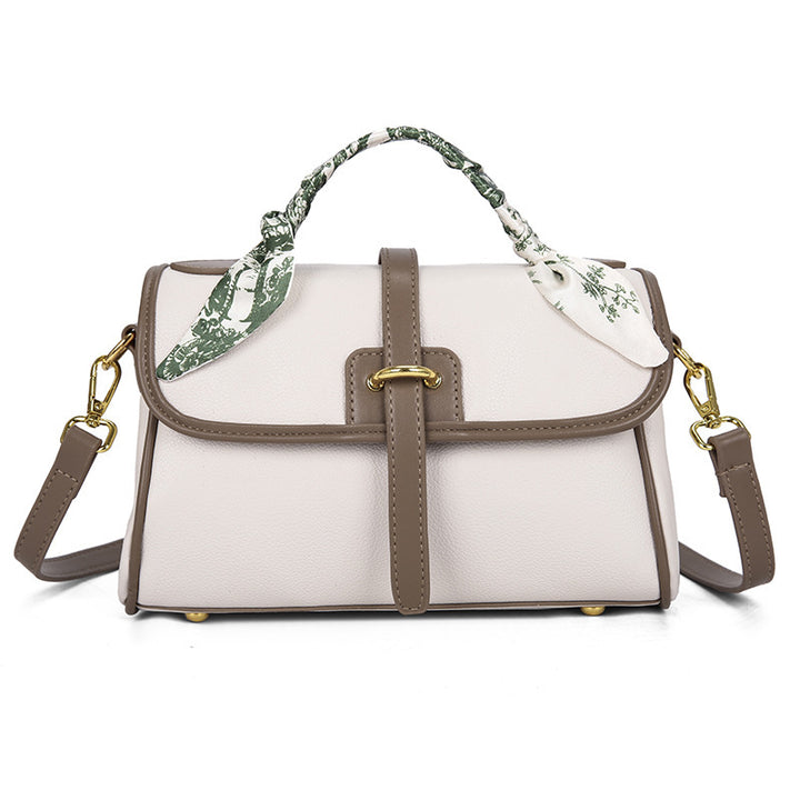 Damen elegante Handtasche mit modischem Schal-Detail Nord Taschen