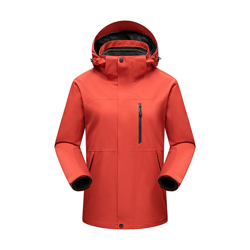 Herren Wasserabweisender Winterparka mit abnehmbarer Kapuze und getapten Nähten Nord Taschen