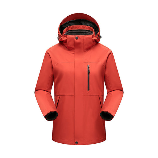 Herren Wasserabweisender Winterparka mit abnehmbarer Kapuze und getapten Nähten Nord Taschen
