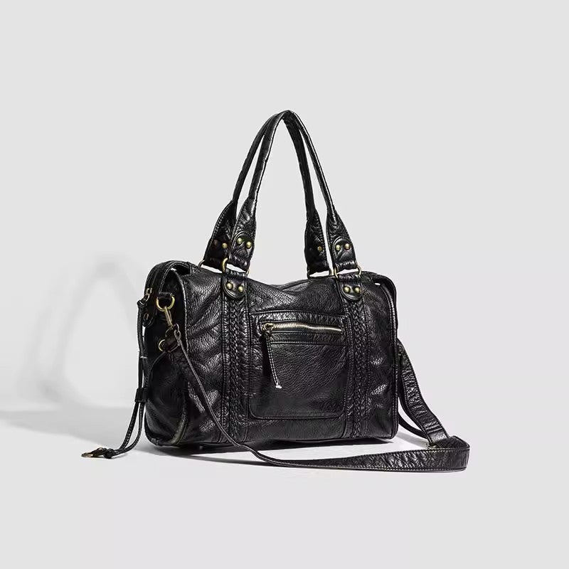 Damen Tragetasche mit eleganten Details und robustem Reißverschluss Nord Taschen