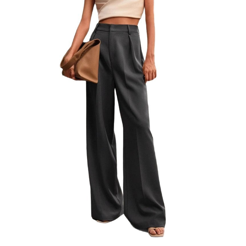 Damen weite Stoffhose