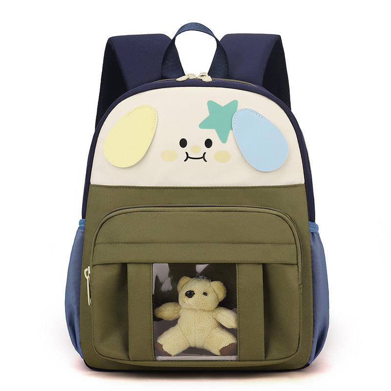 Damen Rucksack mit verspieltem Tiermotiv und transparentem Sichtfenster Nord Taschen