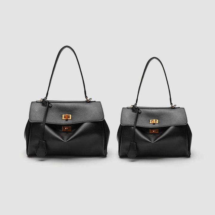 Damen Schultertasche mit eleganter Klappenoptik und praktischen Innentaschen Nord Taschen