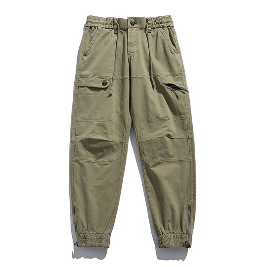 Herren Cargo-Joggerhose im Utility‑Stil mit ergonomischen Kniepaneelen und Reißverschluss‑Knöchel Nord Taschen