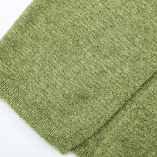 Damen Oversize Strickcardigan mit Ballonärmeln und gestreifter Einfass-Knopfleiste Nord Taschen