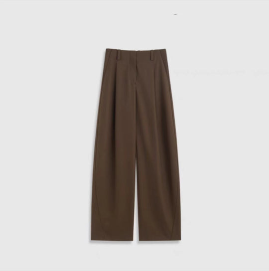Damen Elegante und bequeme High-Waist Culotte-Hose Nord Taschen