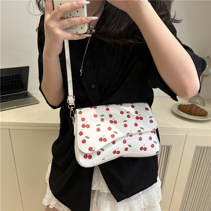 Damen Umhängetasche mit fruchtigem Print Nord Taschen