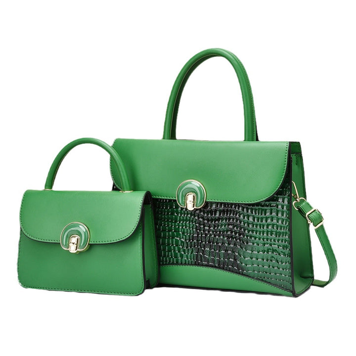 Damen Handtaschen-Set mit eleganter Struktur und praktischem Umhängetäschchen Nord Taschen
