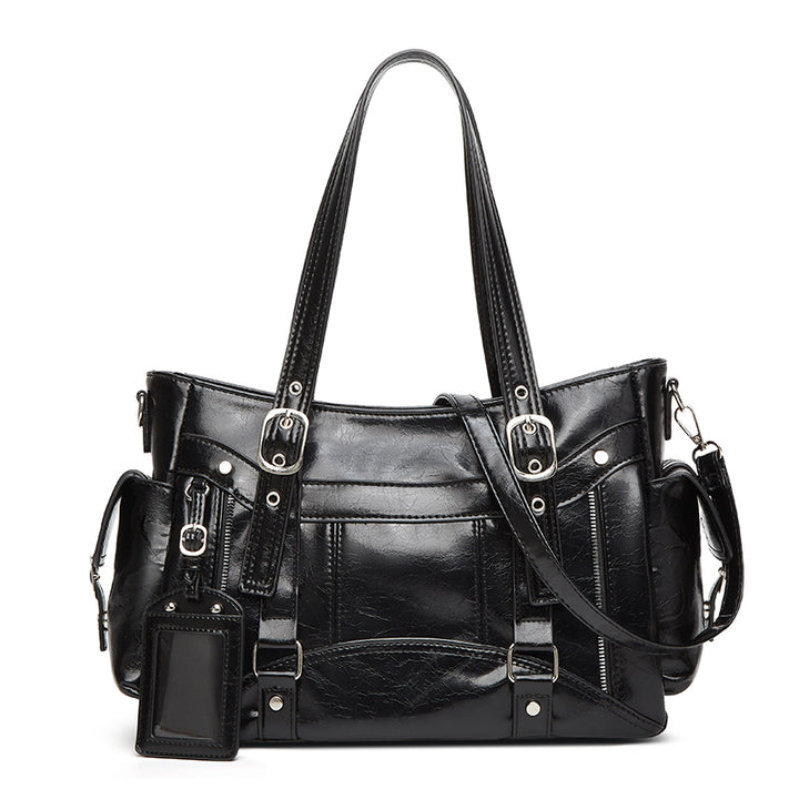 Damen Handtasche mit verstellbarem Trageriemen und mehreren Fächern Nord Taschen