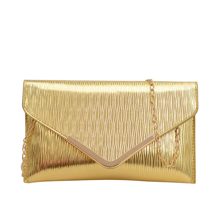 Damen elegante Clutch-Tasche mit einzigartigem Faltendesign Nord Taschen