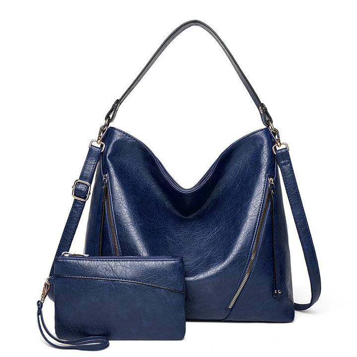 Damen Hobo-Tasche mit eleganter geschwungener Silhouette und praktischen Reißverschlussfächern Nord Taschen