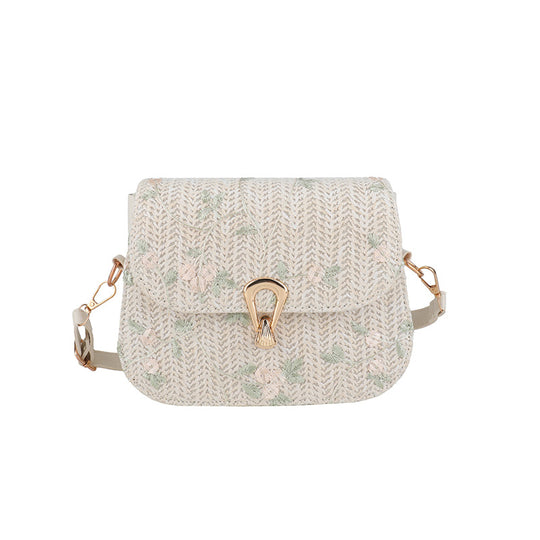 Damen elegante Umhängetasche mit floralen Akzenten Nord Taschen