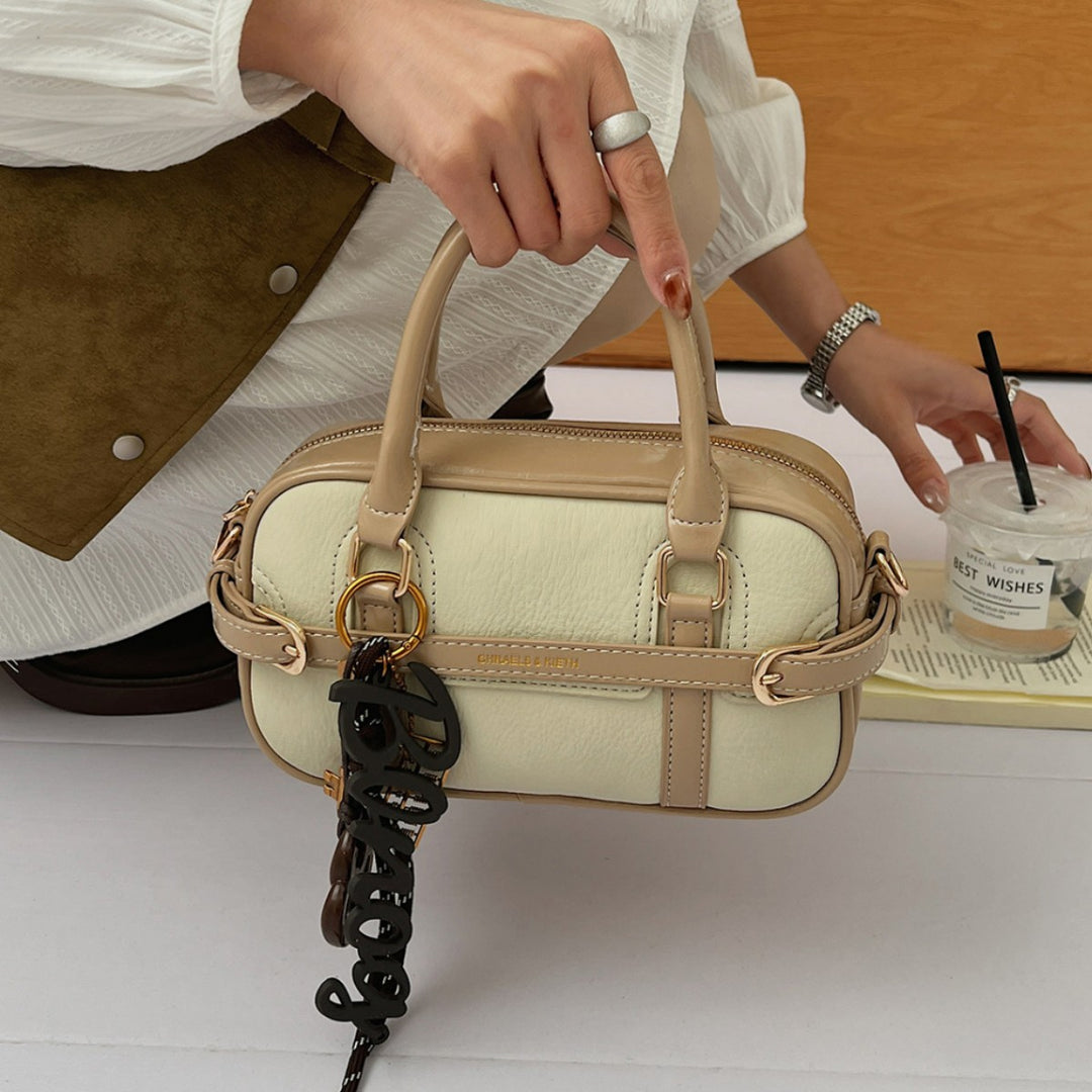 Damenhandtasche mit abnehmbarem Schultergurt und eleganten Details Nord Taschen