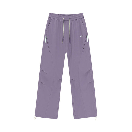 Damen Weite Utility-Trainingshose mit elastischem Bund, Reißverschlusstaschen & verstellbarem Saum Nord Taschen