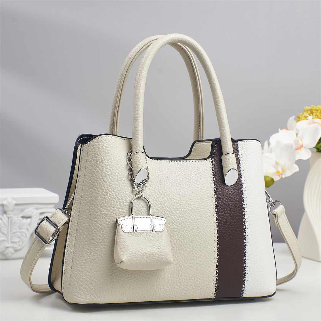 Damen hochwertige Umhängetasche mit elegantem Patchwork-Design Nord Taschen