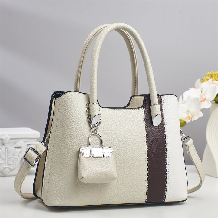 Damen hochwertige Umhängetasche mit elegantem Patchwork-Design Nord Taschen