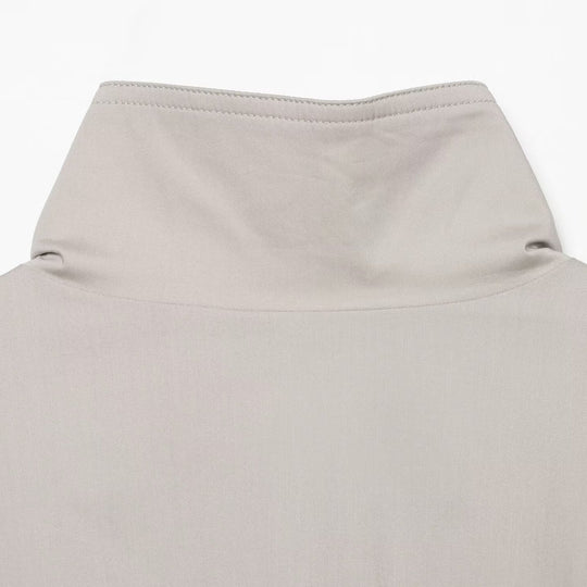 Damen Leichte Cropped Übergangsjacke mit Stehkragen und verdecktem Reißverschluss Nord Taschen