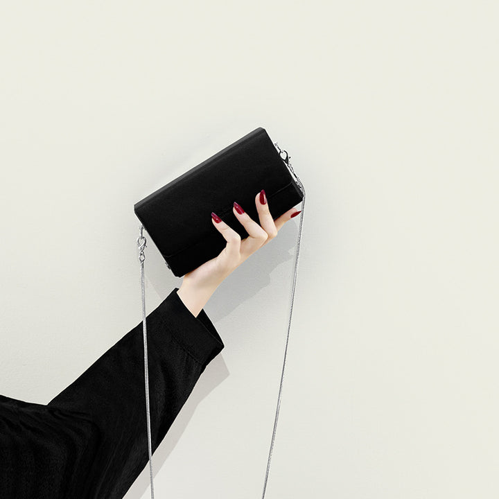 Damen Clutch-Tasche mit elegantem Kettenriemen und luxuriösem Leder Nord Taschen