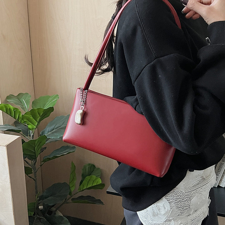 Damen Schultertasche mit elegantem Kettenakzent Nord Taschen