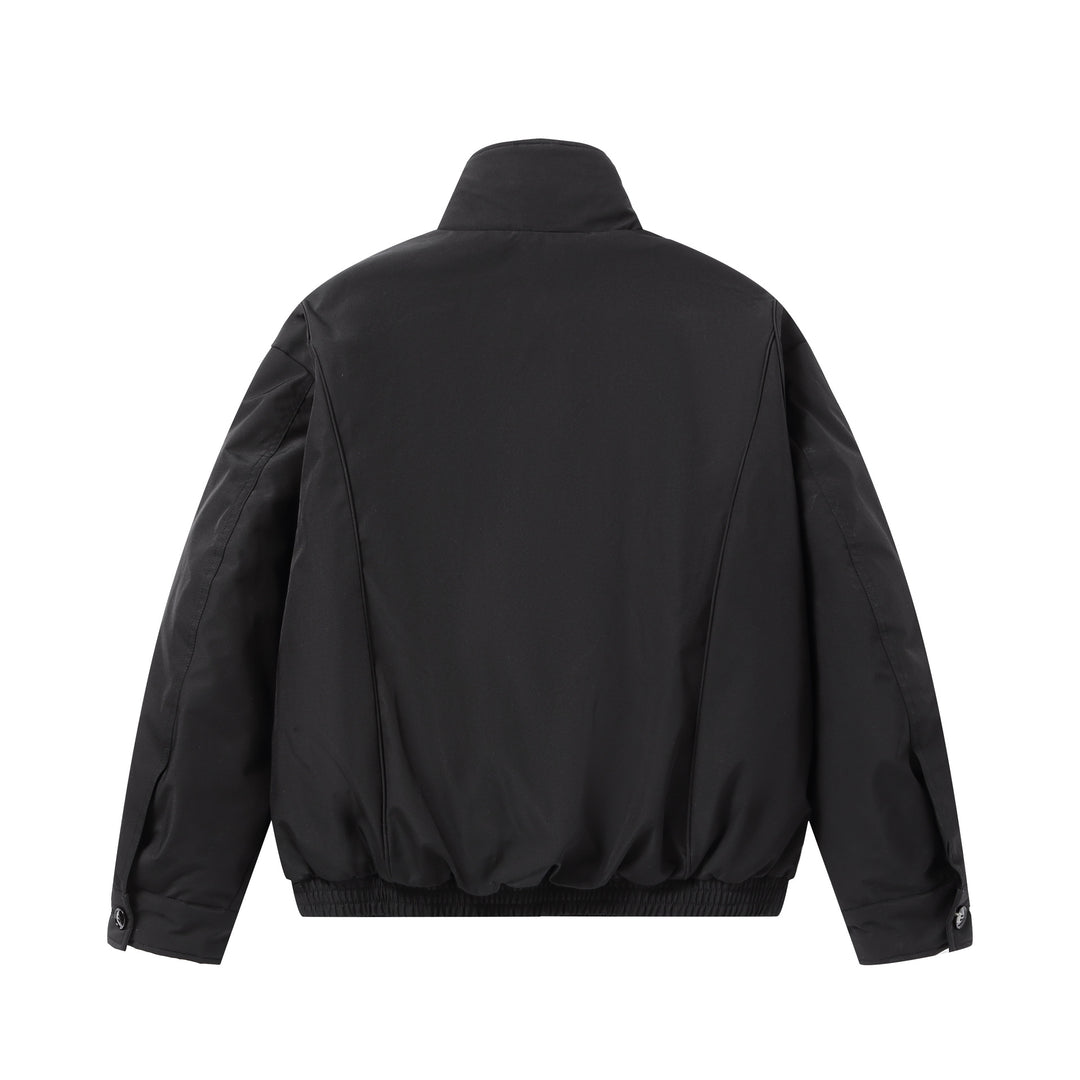 Herren Kurz geschnittene Thermobomberjacke mit hohem Teddykragen Nord Taschen