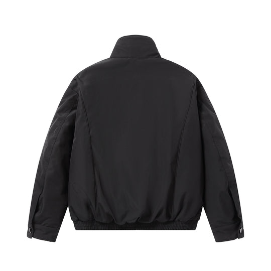 Herren Kurz geschnittene Thermobomberjacke mit hohem Teddykragen Nord Taschen