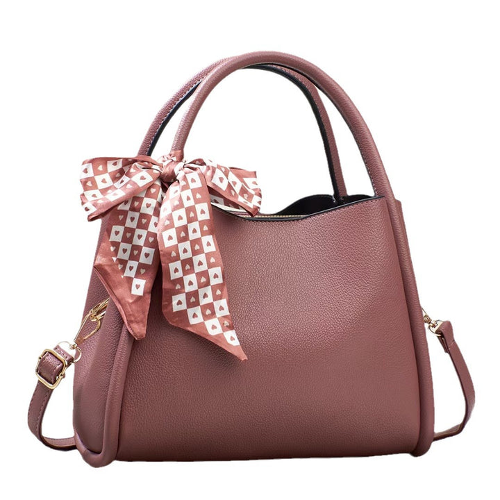 Damen elegante Handtasche mit verspieltem Schleifenakzent Nord Taschen