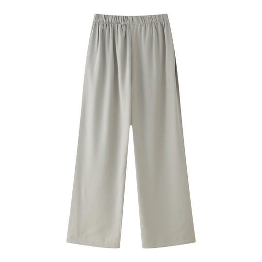Damen Lockere Blusenjacke und weite Culotte im Set Nord Taschen