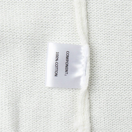 Damen Grobstrick-Kapuzenpullover aus reiner Baumwolle mit Kordelzug Nord Taschen