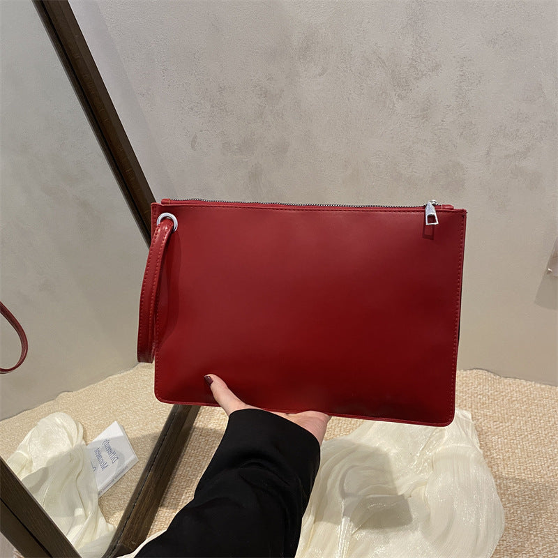 Damen elegante Clutch mit modernem Karo-Muster Nord Taschen