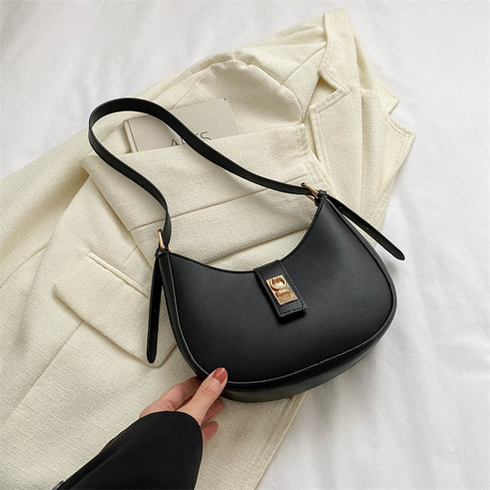 Damen Umhängetasche mit elegantem Klappverschluss und luxuriösem Kunstleder Nord Taschen