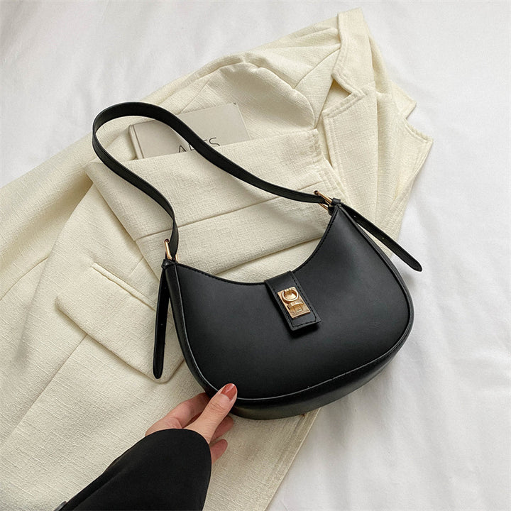 Damen Umhängetasche mit elegantem Klappverschluss und luxuriösem Kunstleder Nord Taschen
